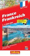 Frankreich Strassenkarte 1:1 Mio. 1:1'000'000